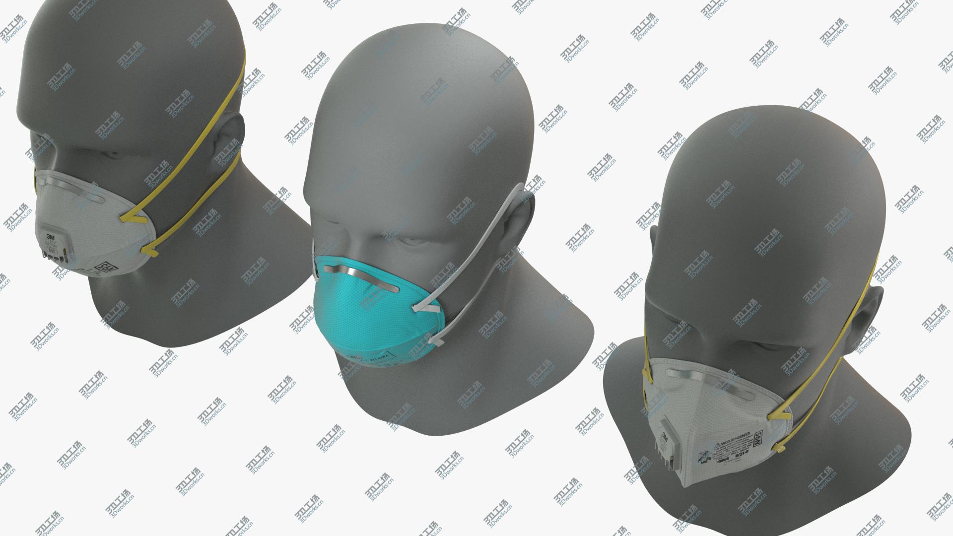 images/goods_img/2021040232/N95 Respirator Mask Collection 3D model/4.jpg